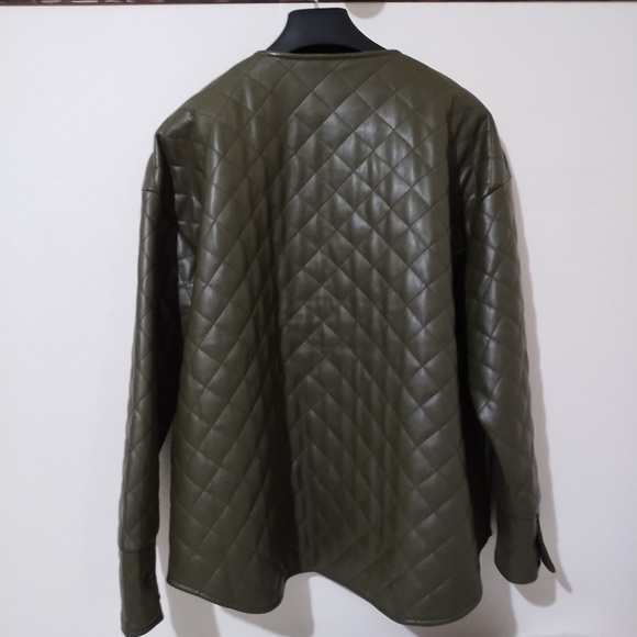 Wynne Collection Faux Leather Jacket Size XL - Picture 4 of 7